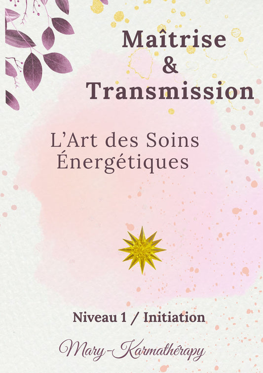 Maitrise & Transmission - L'Art des soins énergétique - Niveau 1
