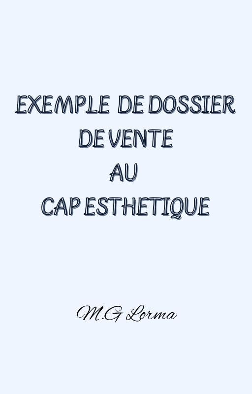L'épreuve de vente au CAP Esthétiqe
